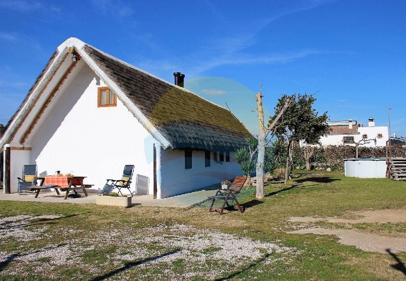 Casa rural en Sant Jaume d'Enveja - B. VERDA - Barraca típica del Delta del Ebro