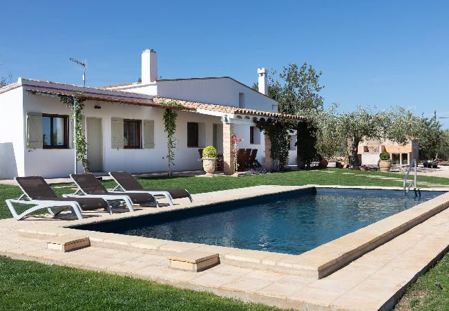 Chalet en Ampolla - SANTOLINA - Casa Rural con piscina privada