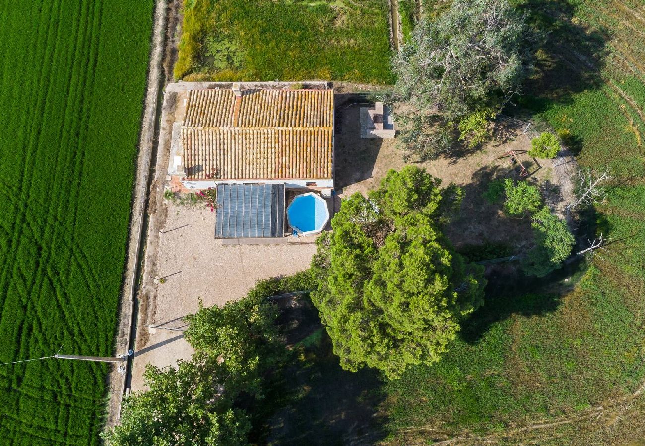 Casa rural en Riumar - QUET - Casa rural con piscina privada y barbacoa