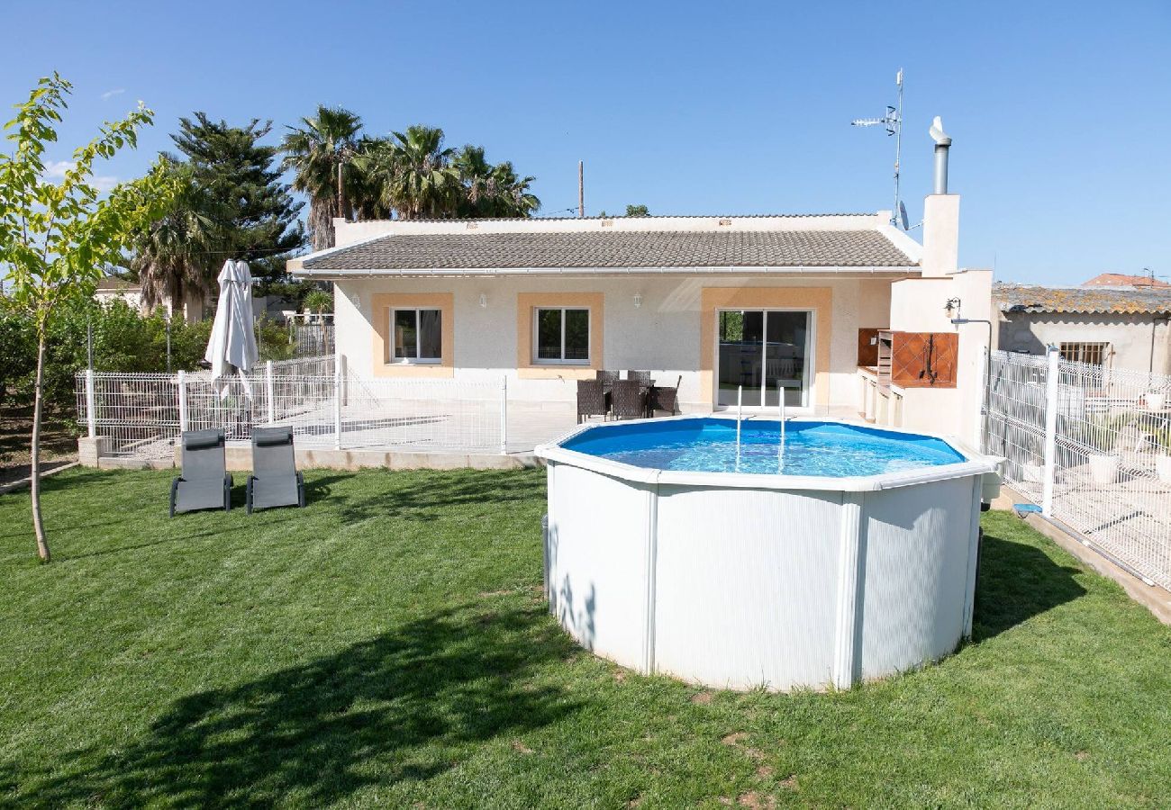 Casa en Deltebre - AIMAR - Casa con piscina privada y barbacoa