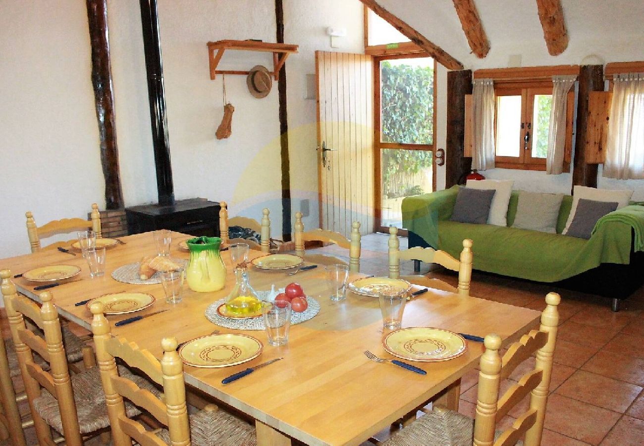 Casa rural en Sant Jaume d'Enveja - B. GRAN - Barraca del Delta para 16 personas