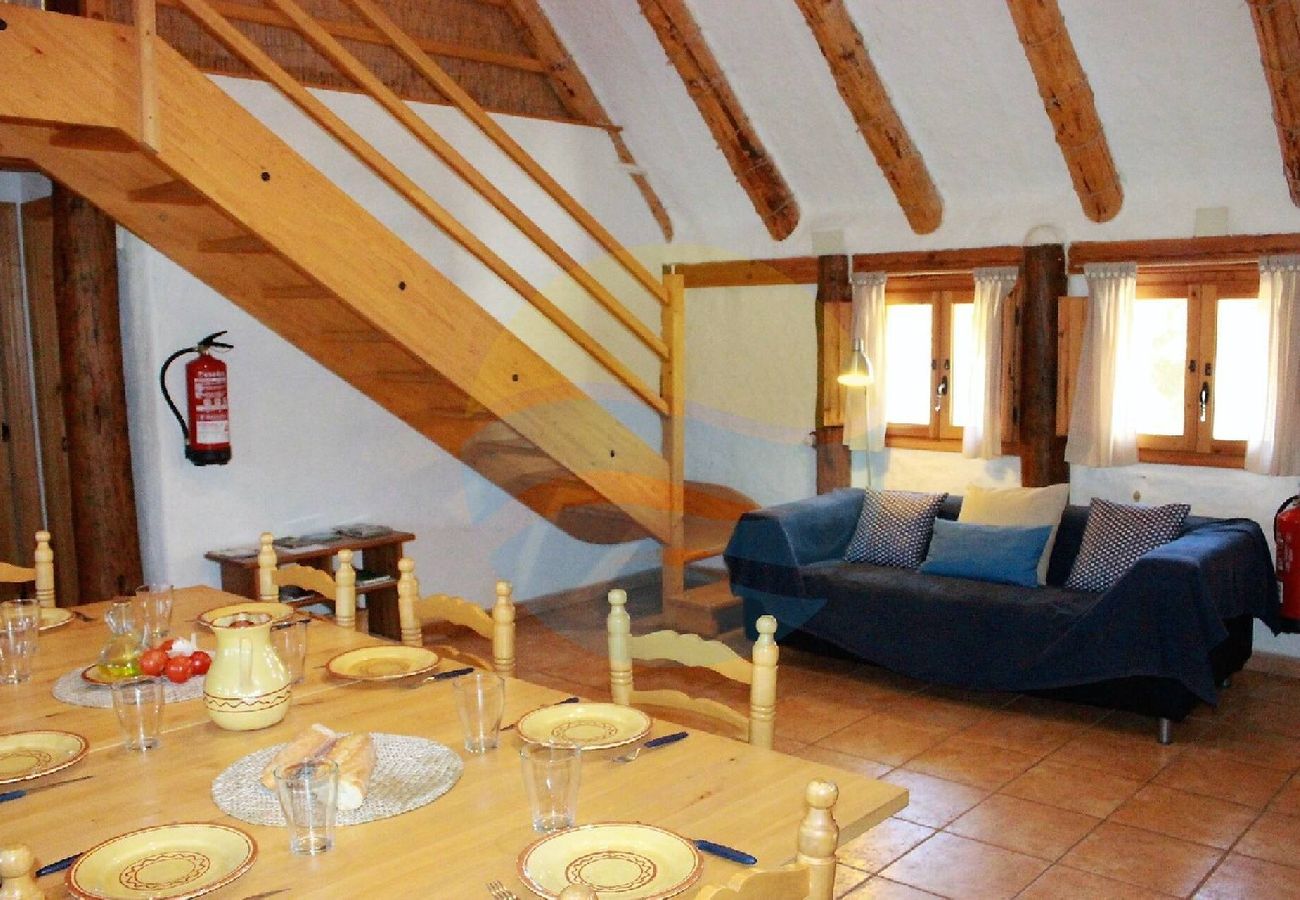 Casa rural en Sant Jaume d'Enveja - B. GRAN - Barraca del Delta para 16 personas