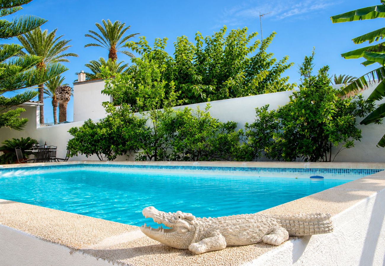 Maison à Poblenou del Delta - LLEVANTADA - Casa con piscina privada i barbacoa
